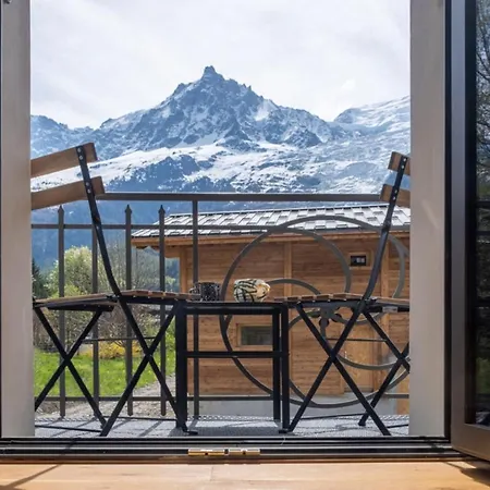 아파트 Overlooking Mont Blanc With Parking 샤모니